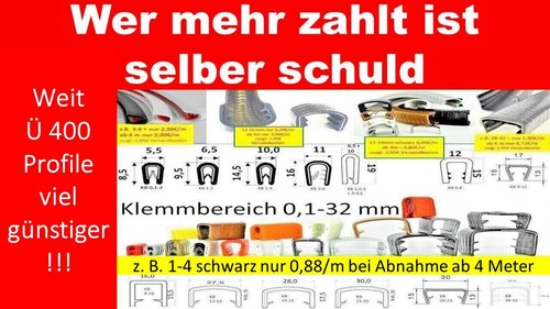 Kantenschutzprofil pvc 32 - pvc, 0,5-32